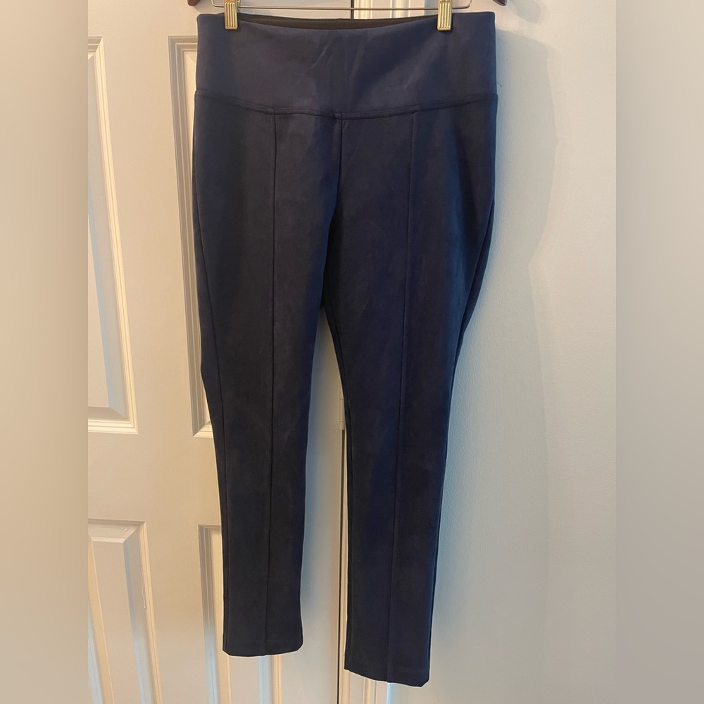 Andrew Marc Marc NY Faux Suede Stretch  Pants …